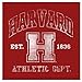 Tee Luv Men's Harvard University Athletic Department T-Shirt, Crimson Heather, M