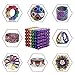 ROPPYAR 222 PCS 5mm Magnetic Ball Set for Office Stress Relief |Desk Sculpture Toy Perfect for Crafts,Jewelry and Education|Magnetized Fidget Cube Provides Relief for Anxiety,ADHD,Autism, Boredom