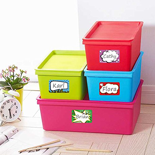 5 Superhero+Perforated+Stickers+Classroom+Decorations