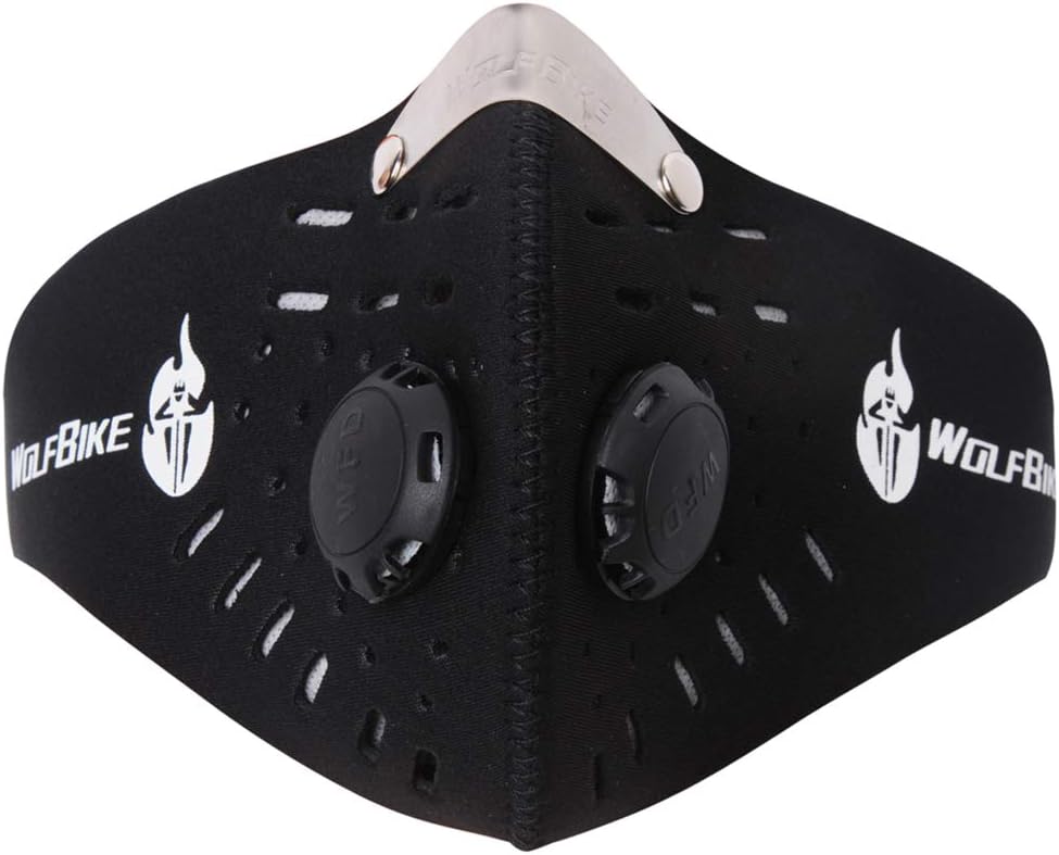 TZTED Anti Pollution Dust Half Face Mask Activated N99 Carbon Air Filter For Maximum Filtration Adjustable Strap And Nose Clip