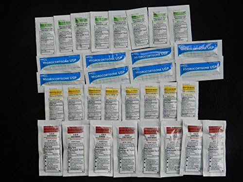 S First Aid Kit Refill Survival Bug Out Bag Supply 32 Piece Oinments & Cream