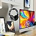 6amLifestyle Headphones Headset Stand Holder Hanger Hook Mount Under Desk for All Headphone, Blackthumb 1