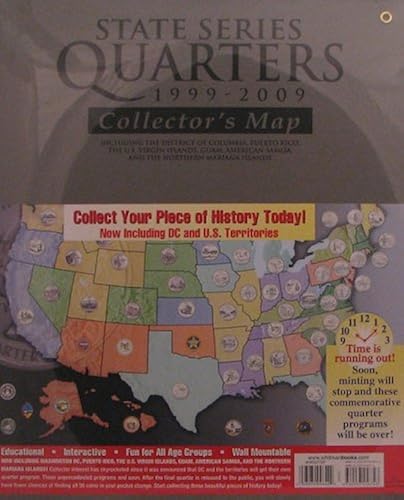 Download State Series Quarters 1999 - 2009 Collector's Map: Including the District of Columbia, Puerto Rico, the U.S. Virgin Islands, Guam, American Samoa, and the Northern Mariana Islands PDF
