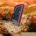 Beasyjoy for iPhone X iPhone 10 Metal Case Heavy Duty Aluminum Cover Waterproof with Screen Full Body Protector Shockproof Tough Rugged Durable Military Grade for Sports 5.8 inch, Red