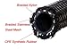 Nylon / Stainless Steel Braided Fuel Line Hose AN6 6-AN 15FEET BLACK