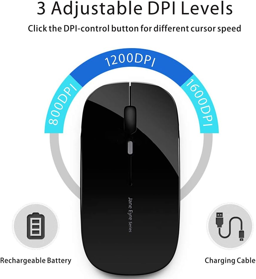 Uiosmuph Q5 Wireless Mouse - Image 5