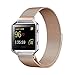 UMTELE Accessories Band Small, Plexus Milanese Loop Stainless Steel Mesh Bracelet Replacement Strap Band with Unique Magnet Lock for Fitbit Blaze Smart Fitness Watch (5.1