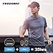 Trogonic TE1 True Wireless Earbuds, TWS 5.0 IPX 5 Sweatproof Bluetooth Earbuds Stereo Headphones in-Ear Built-in Mic Headset Premium Sound with Deep Bass for Sport
