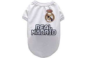 CYPBRANDS Real Madrid SH-01L-RM Dog T-Shirt Large