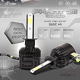 Stark Phantom Series 66W Fog Light Conversion Kit - 8000LM - 6000K Crystal White - Bulb Size: H1