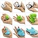 Tepsmigo 9 PCS Halloween Squishies Toys with Candy Bags, Halloween Party Favors: Pumpkin, Zombie, Black Cat, Mummy, Vampire, Soft Toys, Halloween Treat Bags Gifts for Boys, Girls, Kids, Adults