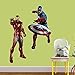50*70 Cm the Avengers Iron Man Wall Sticker for Kid Children's Roomhome Decals Background Wallsticker