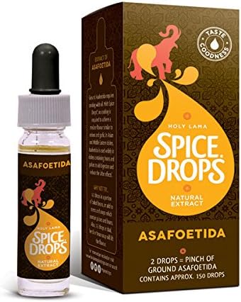 Holy LamaNatural Asafoetida Extract Spice Drops No Artificial Coloring, Preservative, or Flavoring (5 ml / 0.17 fl oz)