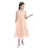 YiZYiF Kids Girl's Sequined Wedding Bridesmaid