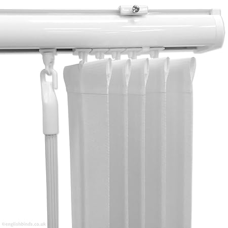Extreme Top Quality Slimline White Headrail For 3 5 Vertical