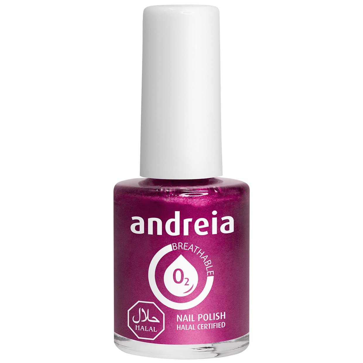 Andreia Halal Breathable Nail Polish Varnish - Water Permeable - B11 Pink - Shades of Red | 10.5 ml