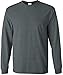 Joe's USA Men's Long Sleeve Heavy Cotton Crew Neck Tees in 29 Colors: S-5XL