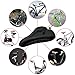 Exercise Bike Gel Seat Cushion,VICKMALL Soft Durable Bicycle Seat Cover Cushion,Fits for Cruiser and Stationary Bikes Indoor Cycling ,Come with Waterproof Dustproof Cover