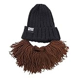 Beard Head - The Original Barbarian Vagabond Knit Beard Hat (Brown)