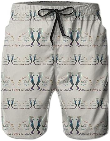 F85e Shorts I See Naked People Colortone Mens Quick Dry Athletic Boardshorts Swim Trunk Shorts With Pocket