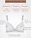 Womens Comfy Cotton Nursing & Maternity Sleep Bra Wireless Front Closure Bralette For Breastfeeding