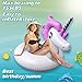 Unicorn Pool Floats, Swim Tubes for Kids, Inflatable Pool Floats Toys for Summer Beach River and Lake Floaties Tube Water Raft Party Decorations for Children Girls Boys Toddlers