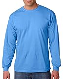 Gildan G540 5.3 Oz. Heavy Cotton Long-Sleeve T-Shirt - Carolina Blue - Xl