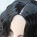 QDBowin Queen Hair Black Short Natural Wave Wig BOb Wig Attractive Women Wavy Wig (NW1B)