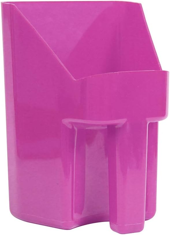 Perry Equestrian Plastic Super Scoop - General Purpose Feed Scoop - 8 Colours (Pink)