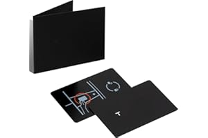 PALZURICH Tesla Model Y/3 Key Card, 2 Pack Tesla Key Cards, Black, Tesla Replacement Key Card for Model 3/Y