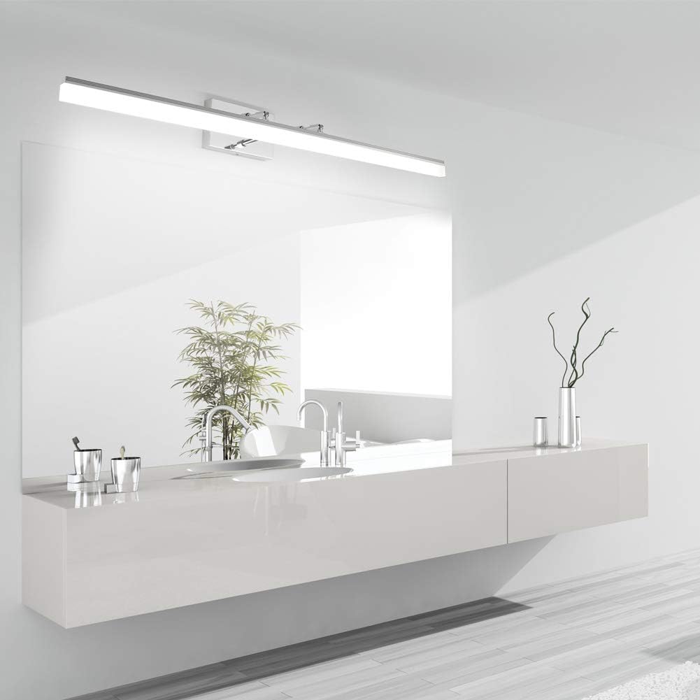 Aipsun 40 inch Modern LED Vanity Lights Adjustable Bathroom Vanity Light Fixtures Bathroom Wall Lights Modern Vanity Lighting 5500K - - 