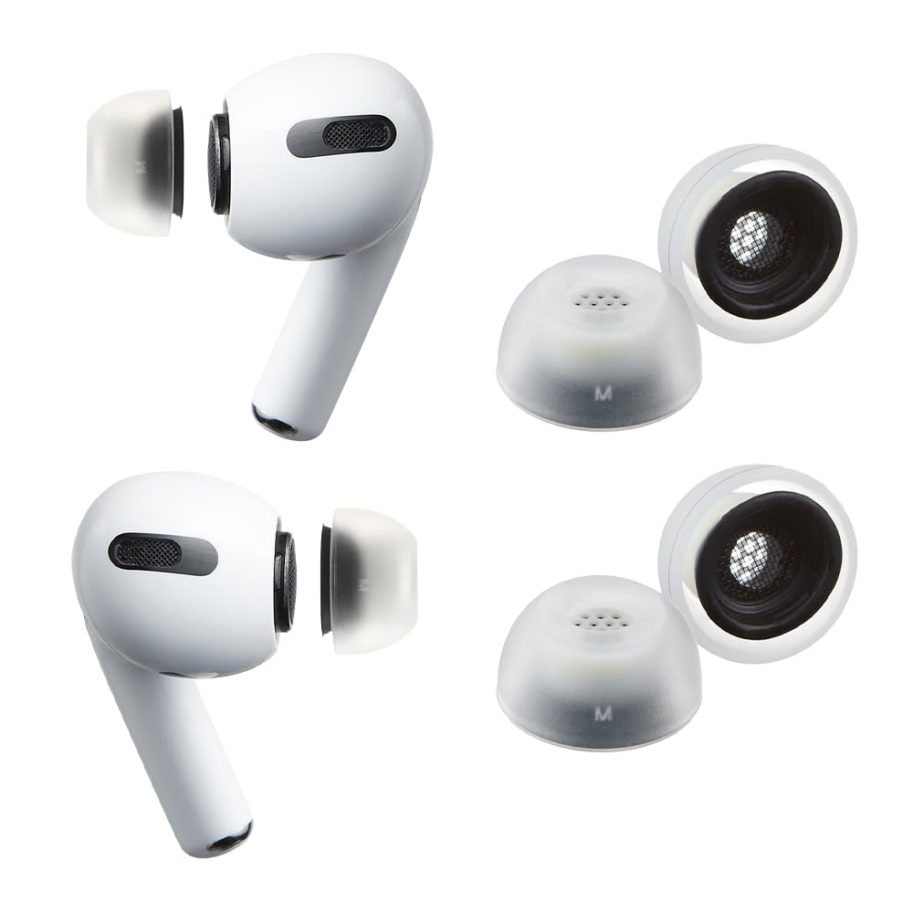 AZLA MAX for Airpods Pro 1st & 2nd Gen / 2 Pairs (M) – Airpod Pro Ear Tip Replacement – Airpod Pro Tips with Premium Silicone, Airpod Pro Tips, Airpod Ear Tips