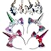 Unicorn Birthday Party Supplies Headband Necklace 8-Pack Exclusive Lightning Deal Costume Dress Up for Girls primary