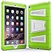 i-Blason Apple iPad Air/iPad 5 ArmorBox 2 Layer Convertible Full-Body Protection KickStand Case with Built-In Screen Protector (iPad5-ABH-Green/White)