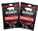 Go Bacon Keto Food Protein Snacks Jerky Bacon | Uncured & Natural Meat, Made with Premium Pork | No Preservatives Sriracha Quad Pack, Yummy, & Ready-to-Eat | Slow-Cooked, Comes in 4 Resealable Packs