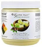 Shea Butter - 16 oz. - 1 lb - Organic - Unrefined - In HDPE Jar