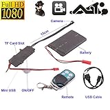 KSRplayer HD DIY Module Spy Hidden HD 1080P Digital Video Camera DV DVR Motion Remote Control
