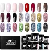 NEPTUNE Quick Drying 24 Colors Dip Powder Nail Kit,Nail Powder Colors Set for Home Salon French N...