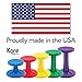 KORE Design Wobble Stool Chair, Girls + Boys Kid Desk Stools, Ergonomic Small Office Chairs, Flexible Seating for Active Child, ADD/ADHD, Classroom, School, Home, Kids (14in), Age 6-7 yrs, Green
