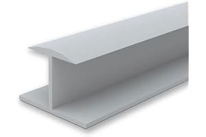 DLDIRECT Slatwall Panel Joiner H-Trim Piece 2 ft. (24 inches) - Slatwall Accessories for a Seamless Connection Between Panels - 2' (24-3/16")