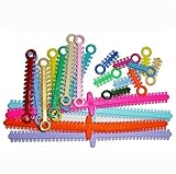 Orthodontic Elastics Ties, Fuchsia by Orthomechanics
