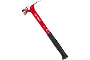 Sturnus Red 13oz Velocity Rip Claw Hammer – 13oz, Lightweight Aluminum & Ergonomic, Pro-Grade with Anti-Vibration Grip (Smoot