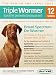 Durvet 12-Pack Triple Wormer Tablets for Medium and Large Dogs primary