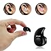 Ecandy Smallest Mini Wireless Stereo Bluetooth Headphone For Smart Phone Laptop, Mini Earbud Headsets For Iphone 4 4S 5 5S Samsung Galaxy S4 S5 i9600 Note 2 3 Android Laptop Ipad Tablet,Black