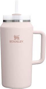 STANLEY Quencher H2.0 FlowState Tumbler 1.2L Rose Quartz 11H Cold 48H Ice