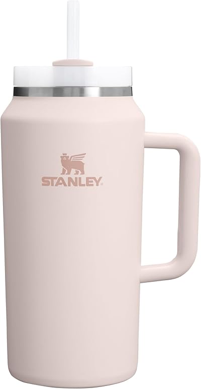 STANLEY Quencher H2.0 FlowState Tumbler 1.2L Rose Quartz 11H Cold 48H Ice