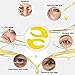 24K Gold Collagen Eye Mask, 20 Pair Bright Eye Firming Reduce Dark Circles and Puffiness Anti-aging Eye Care Pads, Under Eye Patches For Men and Women (Big eye mask)