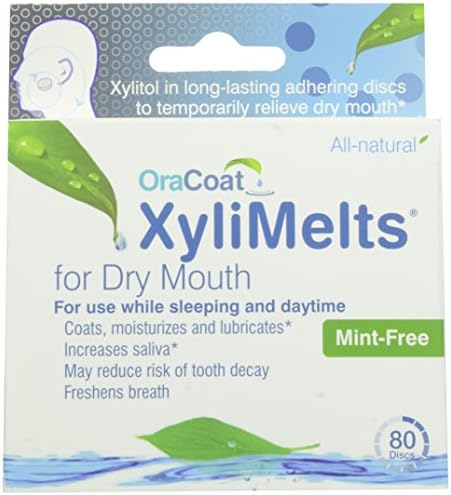 XyliMelts for Dry Mouth, Mint-Free, 80 Count