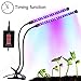 Dual lamp Grow Light Upgraded Timing Function 36 LED 4 Dimmable Levels Grow Lamp Bulbs with Adjustable 360 Degree Gooseneck for Indoor Plants Gardening Plant Growing Hydroponic Greenhouses Office