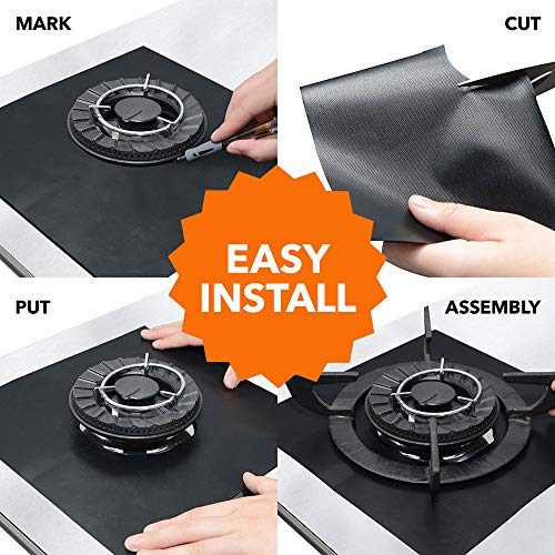 Stove Burner Covers Gas Stove Protector, Stove top Range Protectors